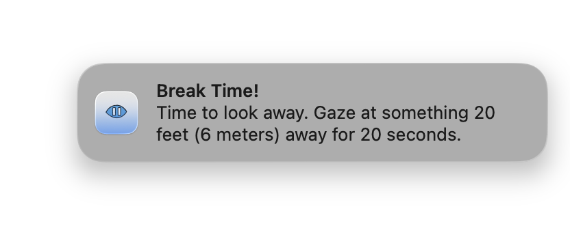 System notifications